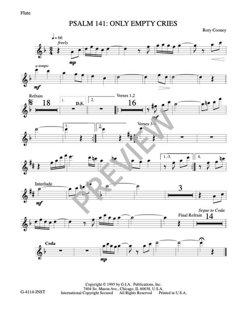 Psalm 141: Only Empty Cries - Instrumental Part